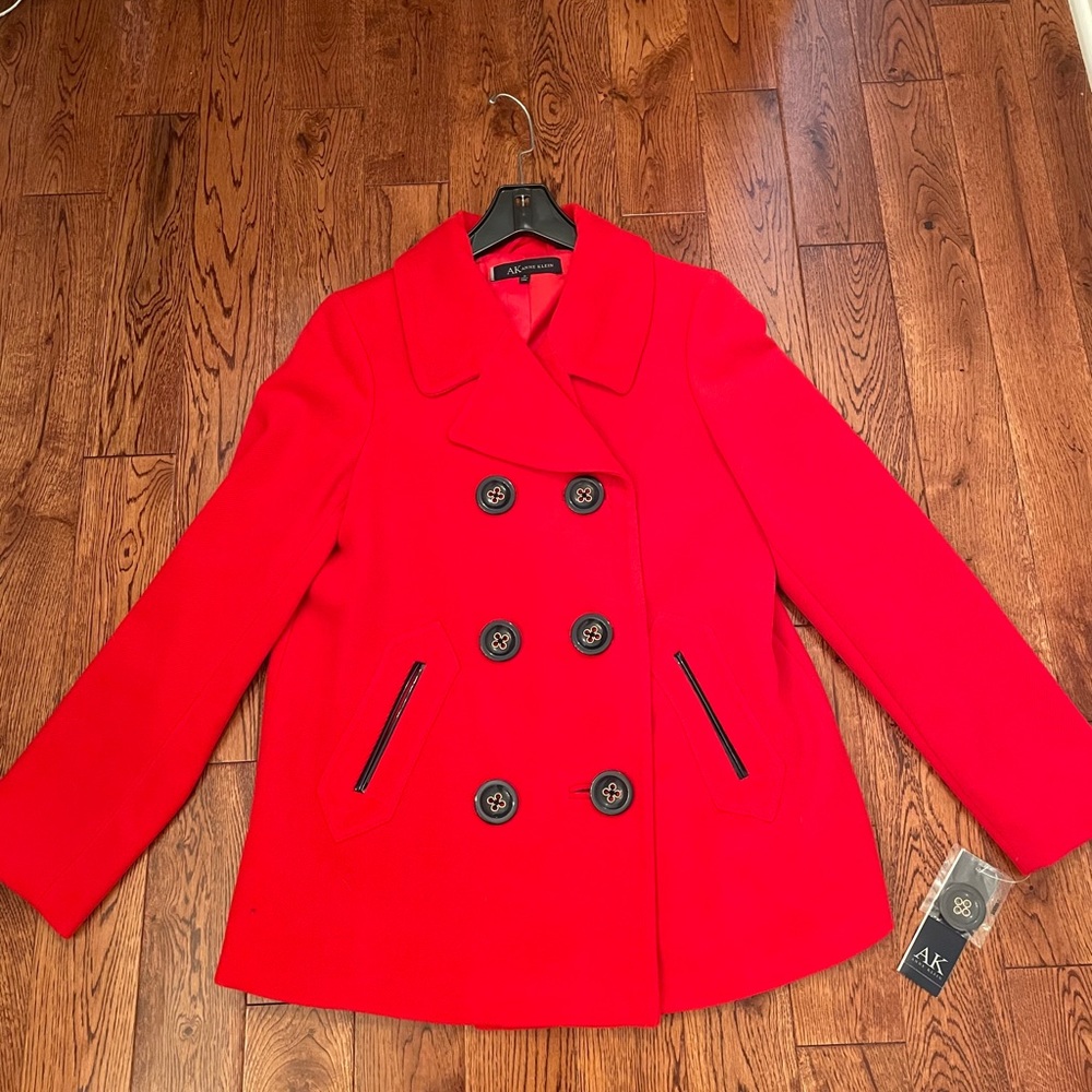 Anne Klein red jacket